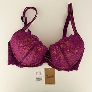 Chantelle Rive Gauche ultra violet purple bra 32DD or 32E